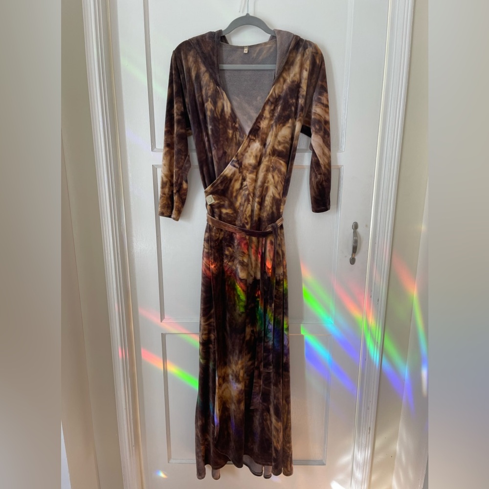 Sinew Moon Rosebud Wrap Dress